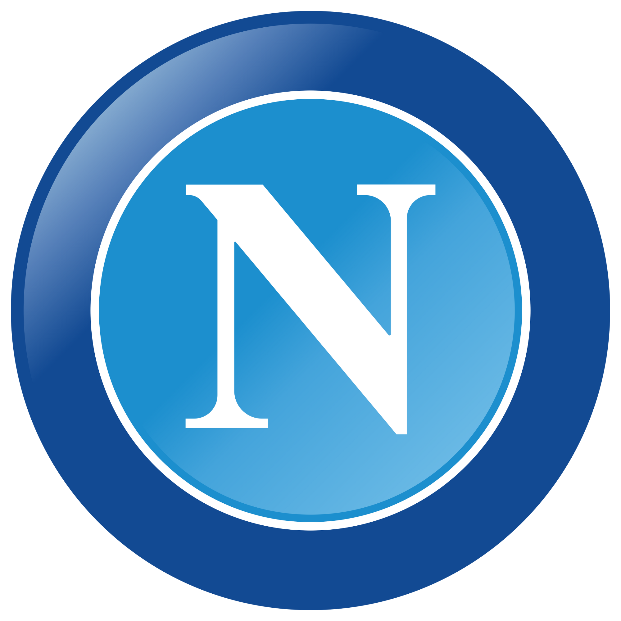 Nálepka na stenu do detskej izby - SSC Neapol logo